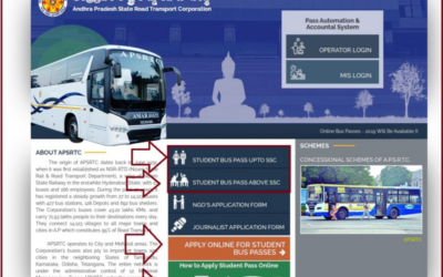 APSRTC Student Bus Pass 2022: Apply Online Login & Application Form