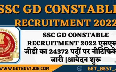 SSC GD Constable Recruitment 2022 एसएससी जीडी का 45284 पदों पर नोटिफिकेशन जारी आवेदन शुरू