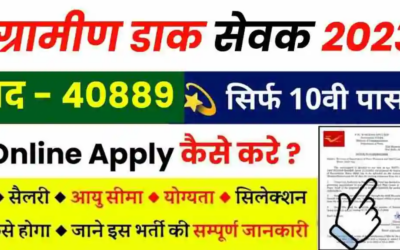India Post Office GDS Recruitment 2023 Notification Out (Apply Online) For 40889 Vacancy