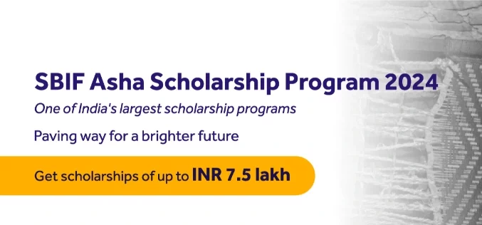 SBIF Asha Scholarship Program 2024 | SBIF आशा छात्रवृत्ति कार्यक्रम 2024